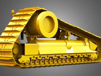 Crawler System - PL83 Pipelayer 3D model