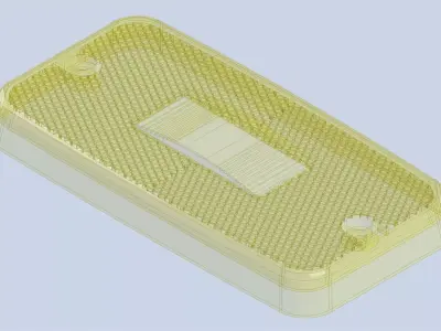 Amber truck lens 3D model