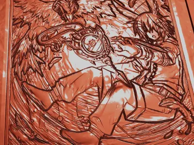 DROLL LOCK BIRD - YUGIOH Free 3D print model