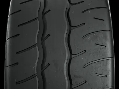 Yokohama Advan Neova AD9 255 35 R18 3D model