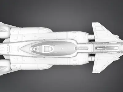 Skydiver scale model 3D print model