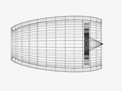 Jet Engine Simple Free 3D model