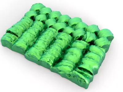 Sushi set 3D scan 3D model