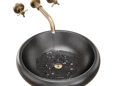 Ronda black sink 3D model
