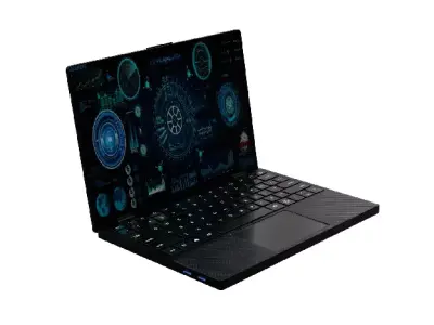 Military Laptop 3D model