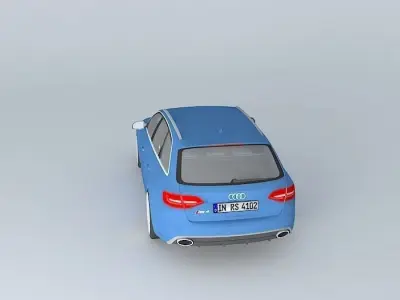 Audi RS4 Avant B8 Typ 8K 2013 Free 3D model