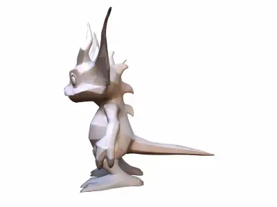 Fyrn Dragon 3d Model 3D model