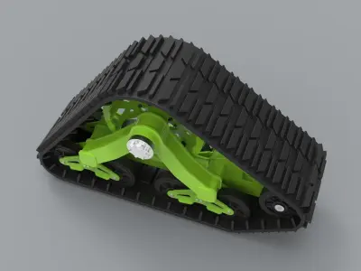 Mattracks Suspension tracks 3D model