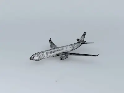 Airbus A330 200F Free 3D model