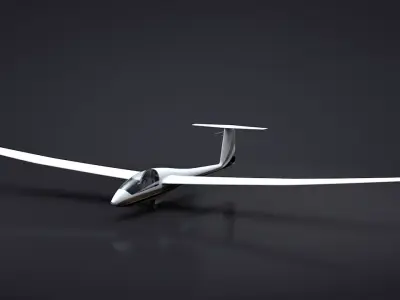 Discus Sailplane 3D model