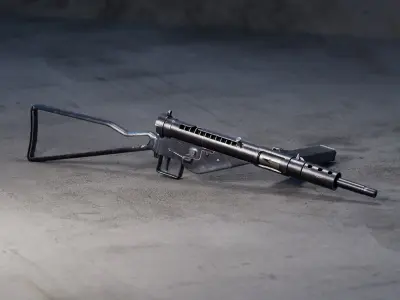 British WWII Weapons Pack - Midpoly Game and VFX-Ready Low-poly 3D model