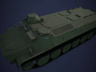 MT-LB High poly 3D model
