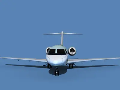 Hawker Siddley 4000 V02 3D model