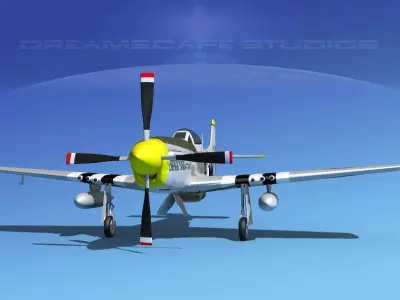 P-51D Mustang Dutchess of Manhattan 3D model