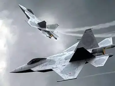 Sukhoi HAL FGFA Stealth Fighter 3D model