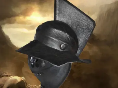 gladiator helmet Free low-poly 3D model