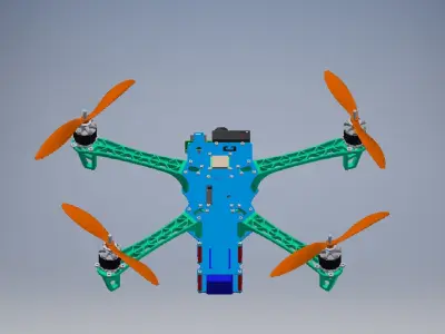 TBS Discovery Quadcopter 3D model