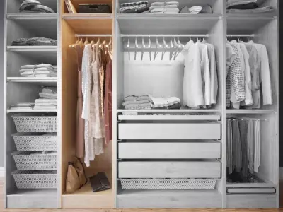 Wardrobe with Clothes part B 3D model