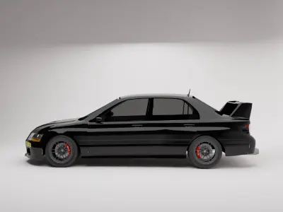 Mitsubishi evo 7 3D model