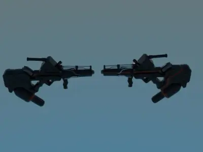 Alien WTA Gun  3D model