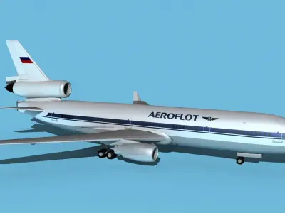 McDonnell Douglas MD-11 Aeroflot 3D model