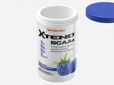 Supplement BCAA Bottle 3D model