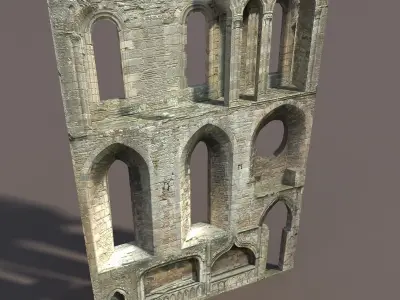 Castle Ruin Pack Low poly 3d Model Low-poly 3D model