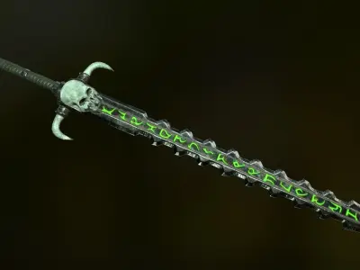 UNDEAD SWORD Low-poly 3D model purchase