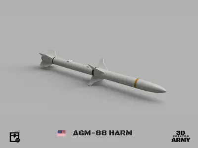 AGM-188 HARM - 3D printing files for aeromodelling  3D print model