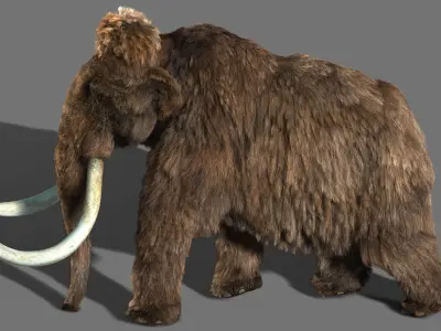 Mammoth woolly 3D model