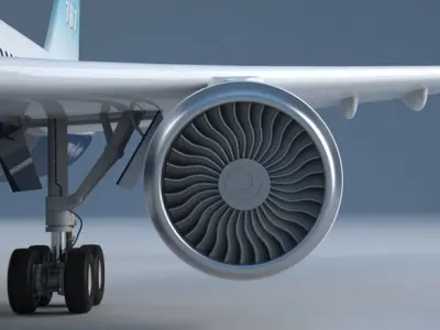 Boeing-787 boeing Low-poly 3D model