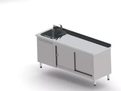 Sink Cabinet Free 3D model purchase