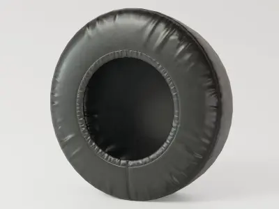 Tire Cover Low Poly PBR 4K Low-poly 3D model