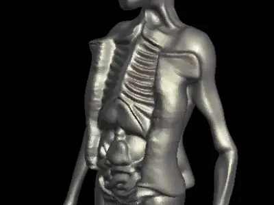 Alien autopsy version 3 3D model