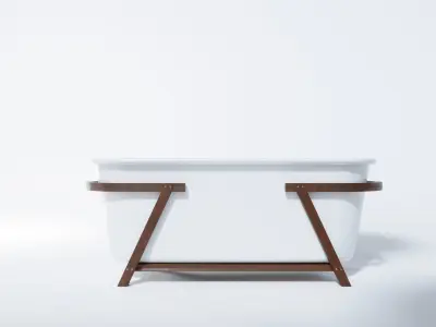 5 models modern luxury bathtubs  PART- 1 3D model