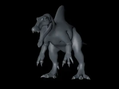 Spinosaurus Model Jurassic Park 3 3D model