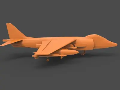 AV-8B Harrier 3D print model
