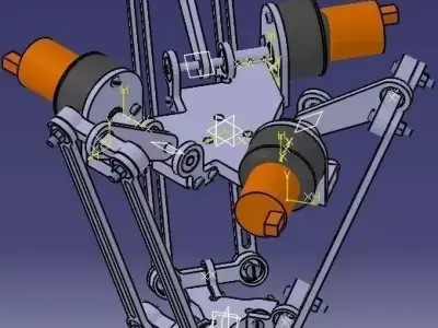 Delta Robot Free 3D model