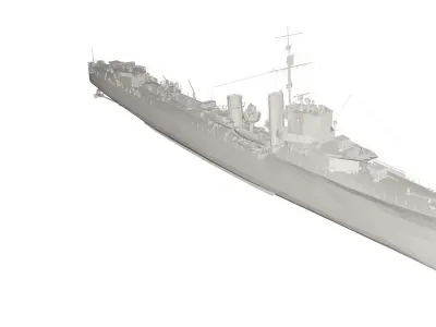 Military Ship 3D model