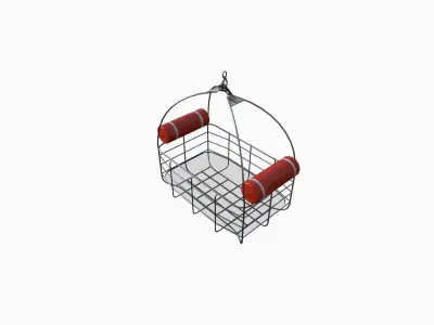 Coast Guard hoist stretcher and Basket   3D model