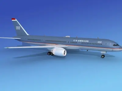 Boeing 757-200 US Airways 3D model