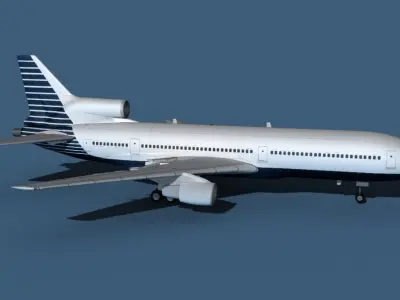 Lockheed L-1011-50 Corporate 2 3D model