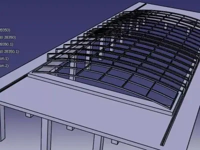 Movable roof new version Free 3D model
