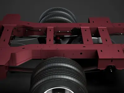 Nissan NV400 CrewCab DW E20 Chassis 2014 3D model