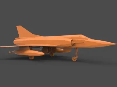 Dassault Mirage 3D print model