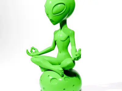 Zen Alien 3D print model