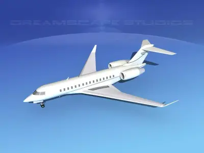 Global Express 8000 V13 3D model