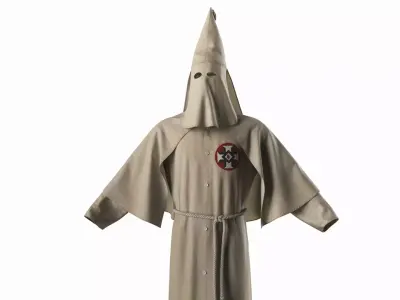 Old Ku Klux Klan Outfit 3D model