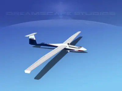Centrair C-101 Pegase V07 Low-poly 3D model