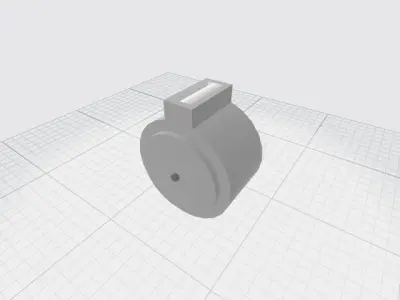 Submachine Gun 01 Low-poly 3D model